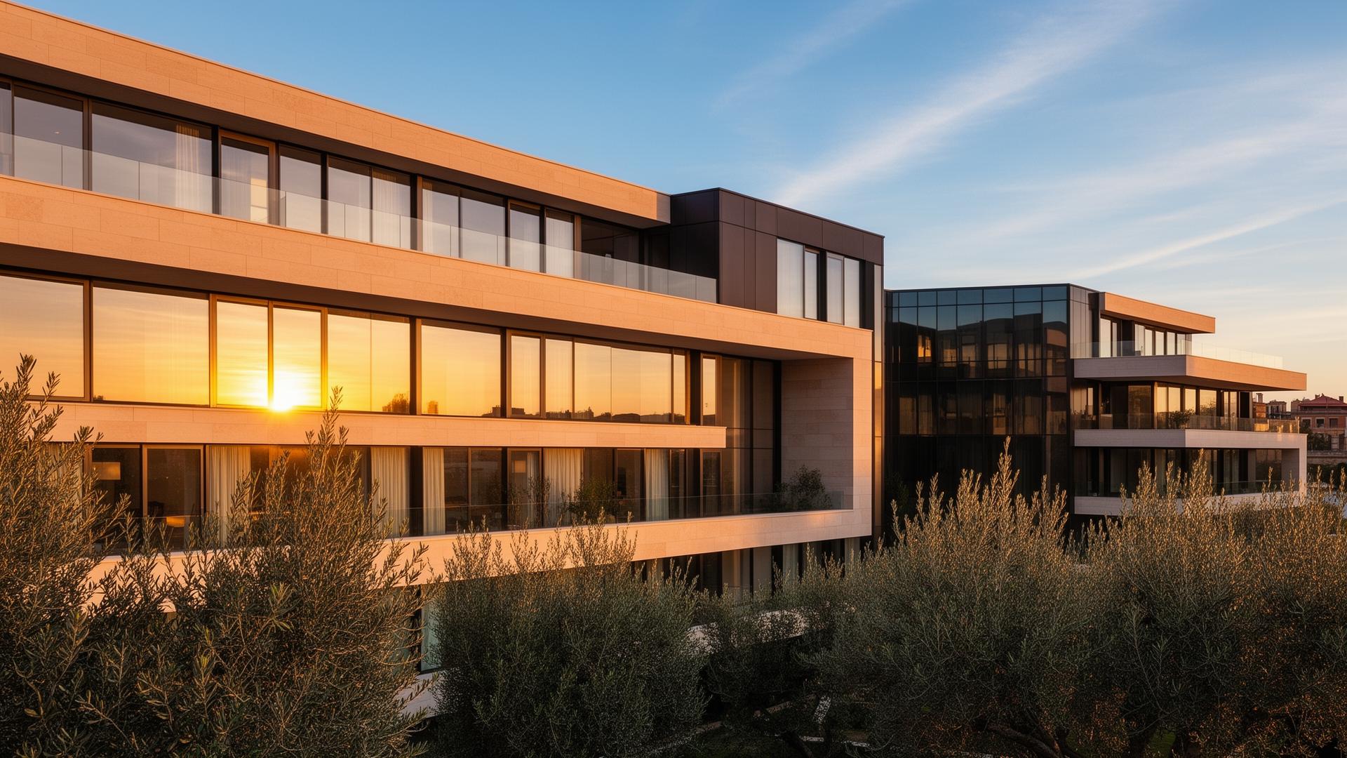 Edificio residencial moderno en Molins de Rei, Barcelona